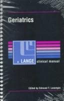 Tapa de Geriatrics