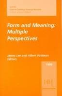 Tapa de Form and meaning