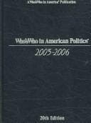 Tapa de Whos Who in American Politics