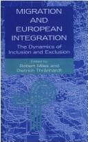 Tapa de Migration and European Integration
