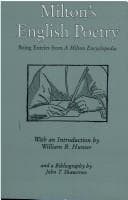 Tapa de Milton's English poetry