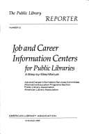Tapa de Job and Career Information Centers for Public Libraries