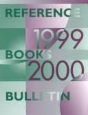 Tapa de Reference Books Bulletin, 1999-2000 (Reference Books Bulletin)
