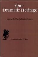 Tapa de Our Dramatic Heritage