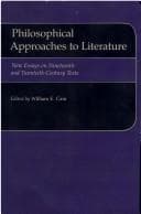Tapa de Philosophical Approaches to Literature