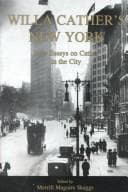 Tapa de Willa Cather's New York