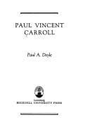 Tapa de Paul Vincent Carroll