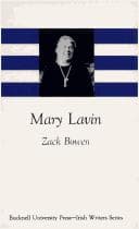 Tapa de Mary Lavin