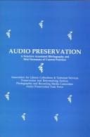 Tapa de Audio Preservation