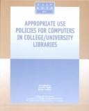 Tapa de Appropriate use policies for computers in college/university libraries
