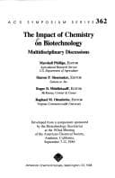 Tapa de The Impact of chemistry on biotechnology