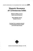 Tapa de Magnetic Resonance of Carbonaceous Solids