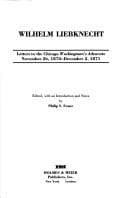 Tapa de Letters to the Chicago Workingman's advocate, November 26, 1870-December 2, 1871