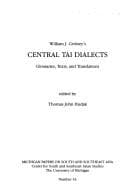 Tapa de William J. Gedney's central Tai dialects