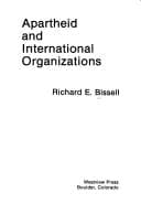 Tapa de Apartheid and International Organizations (Westview special studies on Africa)