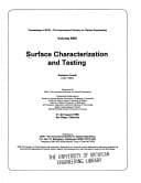 Tapa de Surface characterization and testing