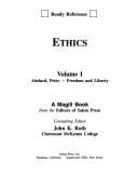 Tapa de Ethics