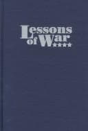 Tapa de Lessons of war