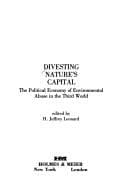 Tapa de Divesting Nature's Capital