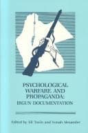 Tapa de Psychological Warfare and Propaganda