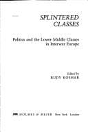 Tapa de Splintered Classes
