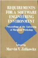 Tapa de Requirements for a Software Engineering Environment