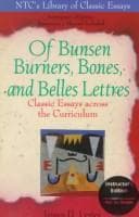 Tapa de Of bunsen burners, bones, and belles lettres