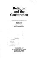 Tapa de Religion and the Constitution (AEI forum)