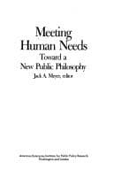Tapa de Meeting Human Needs