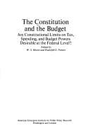Tapa de Constitution and the Budget