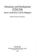 Tapa de Democracy and development in East Asia