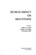 Tapa de Human impact on mountains
