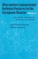 Tapa de Alternative conventional defense postures in the European theater