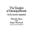 Tapa de The taxation of municipal bonds