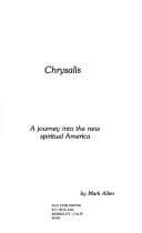 Tapa de Chrysalis, a Journey into the New Spiritual America