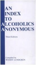 Tapa de An Index to Alcoholics Anonymous (#5204b)