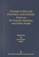 Tapa de Women's health, politics, and power