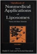 Tapa de Handbook of nonmedical applications of liposomes