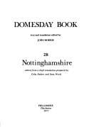 Tapa de Nottinghamshire (Domesday Books (Phillimore))