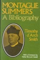 Tapa de Montague Summers, a bibliography