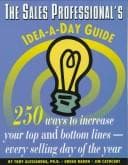 Tapa de The sales professional's idea-a-day guide