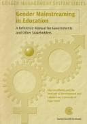 Tapa de Gender mainstreaming in education
