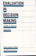 Tapa de Evaluation in decision making