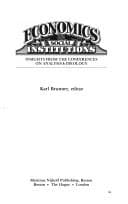 Tapa de Economics & social institutions