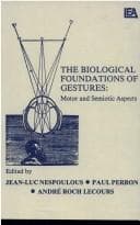 Tapa de The Biological foundations of gestures