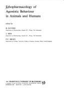 Tapa de Ethopharmacology of agonistic behaviour in animals and humans