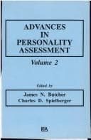 Tapa de Advances in Personality Assessment