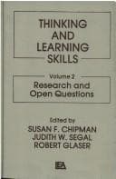 Tapa de Thinking and Learning Skills: Volume 2