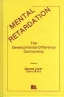 Tapa de Mental retardation, the developmental-difference controversy