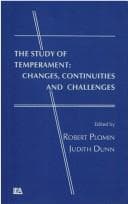 Tapa de The Study of temperament